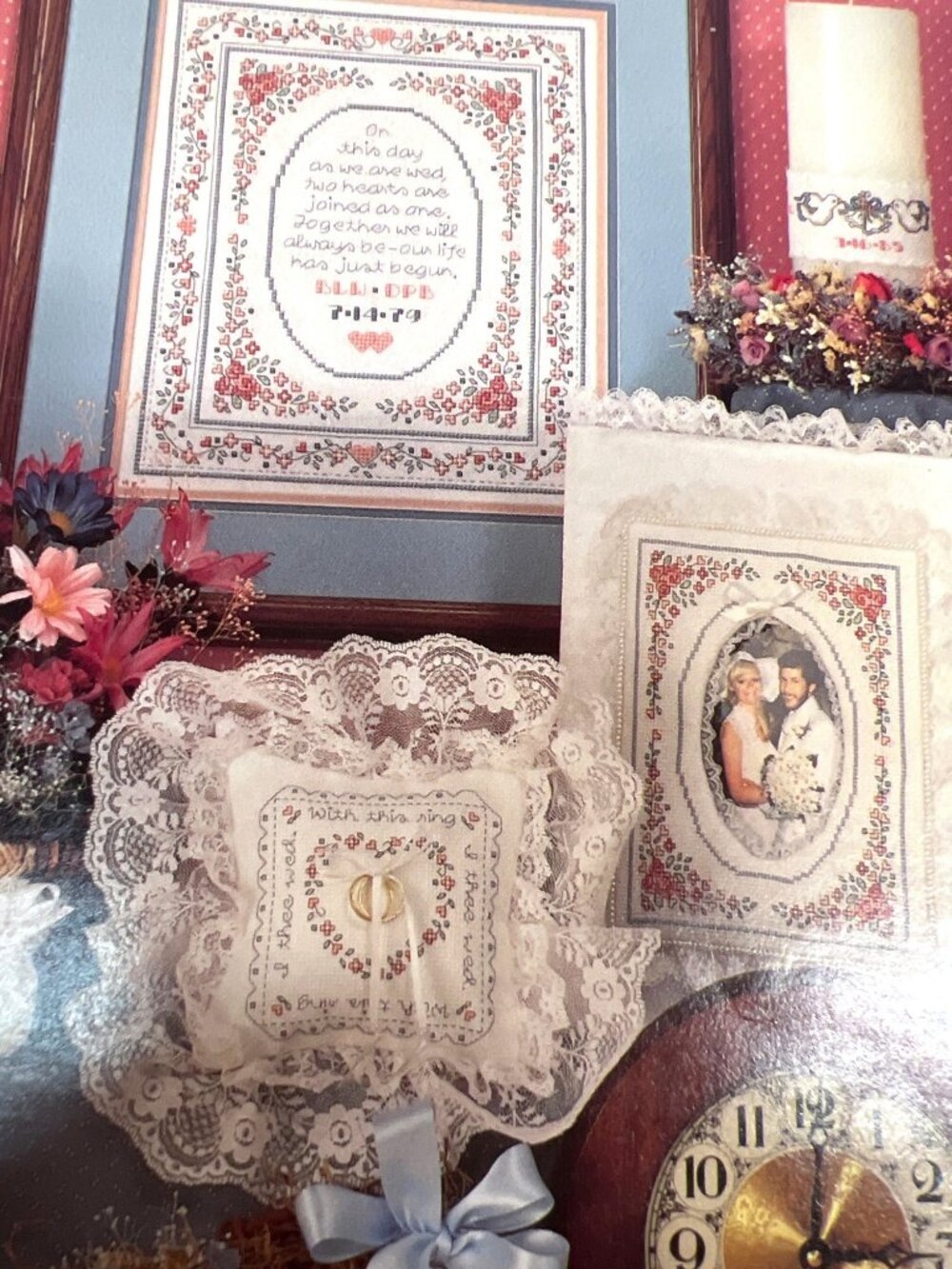 A Cross-Stitch Wedding Pattern Book  Shower & Wedding Accessories Designs